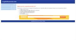 Desktop Screenshot of cryptofinancial.com